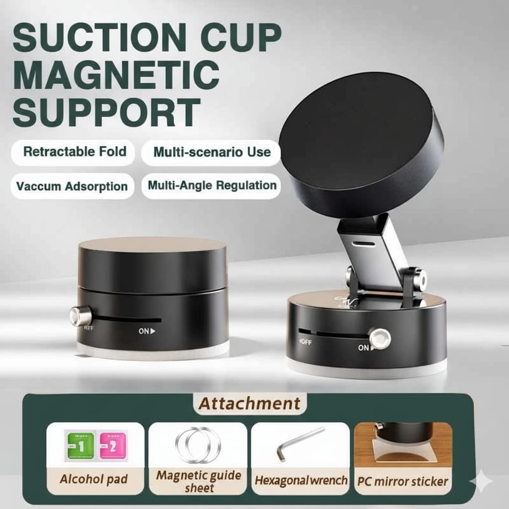 Vacuum Magnetic Suction Phone Holder™